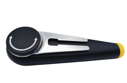 Yurty 3 in 1 Golf Accessory, A fold-out pitch-mark repairer. A magnetic button, equipped with a metal ball marker.