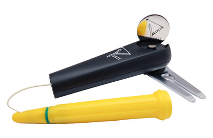 Yurty 3 in 1 Golf Accessory, A fold-out pitch-mark repairer. A magnetic button, equipped with a metal ball marker.