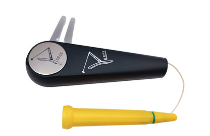 Yurty 3 in 1 Golf Accessory, A fold-out pitch-mark repairer. A magnetic button, equipped with a metal ball marker.