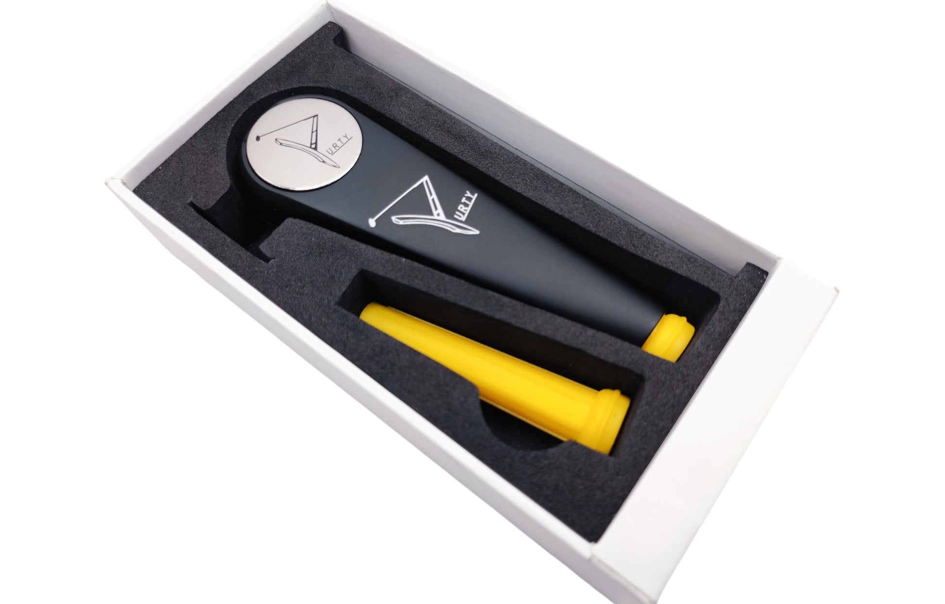 Yurty 3 in 1 Golf Accessory, A fold-out pitch-mark repairer. A magnetic button, equipped with a metal ball marker.